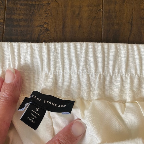 Universal Standard Coastal White linen blend pants - Picture 11 of 12